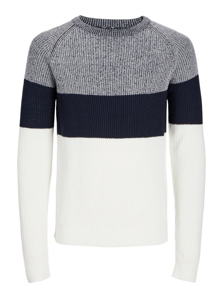 Jack & Jones Pannel - Colorblock striktrøje - HUSET Men & Women (9363127271771)