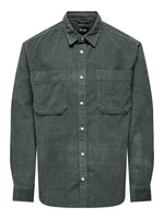 Only and Sons Alp - Relaxed fit fløjlsskjorte - HUSET Men & Women (9456142287195)