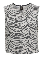 Only Dorsi - Zebra denim top - HUSET Men & Women (9586953421147)