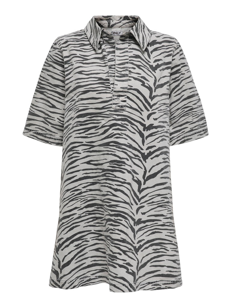 Only Gry - Zebra denim kjole - HUSET Men & Women (9586923176283)