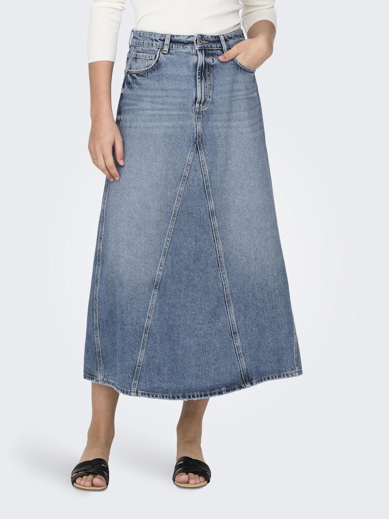 Only Joslyn - Lang denimnederdel - HUSET Men & Women (9216610697563)