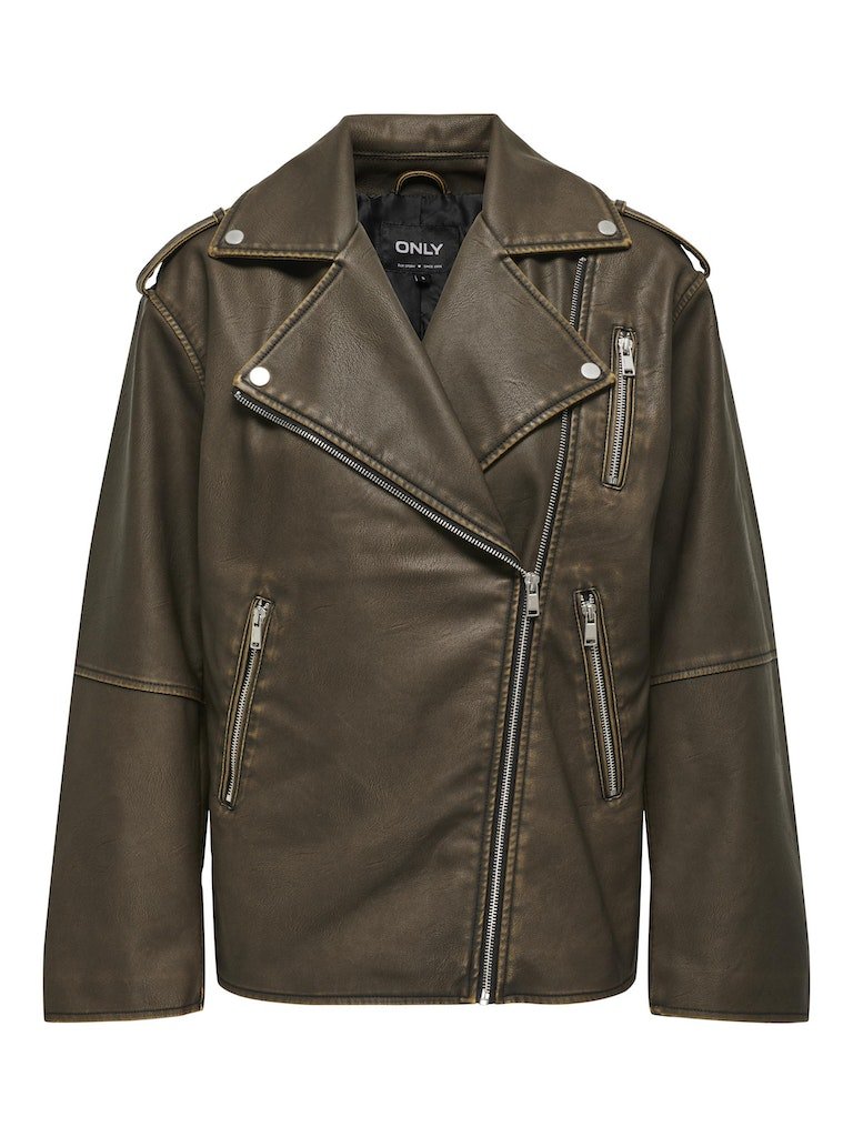 Only Montana - Faux leather biker jakke - HUSET Men & Women (9284086169947)