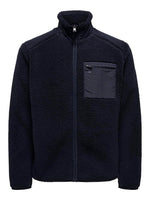 Only & Sons Dallas - Sherpa jakke fullzip med lomme - HUSET Men & Women (9383599079771)