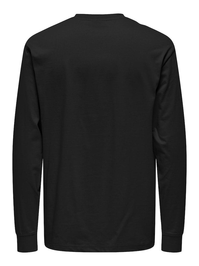 Only&Sons Fred Life - langærmet t-shirt - HUSET Men & Women (9142423388507)