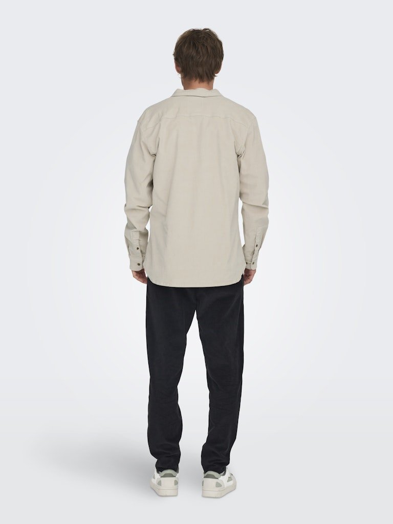 Only&Sons Michael - Langærmet stretch skjorte i regular fit - HUSET Men & Women (9313143816539)