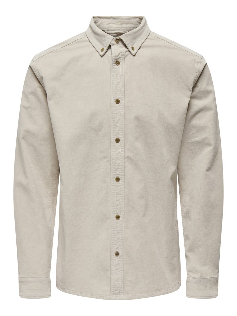 Only&Sons Michael - Langærmet stretch skjorte i regular fit - HUSET Men & Women (9313143816539)