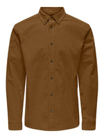 Only&Sons Michael - Langærmet stretch skjorte i regular fit - HUSET Men & Women (9313143816539)