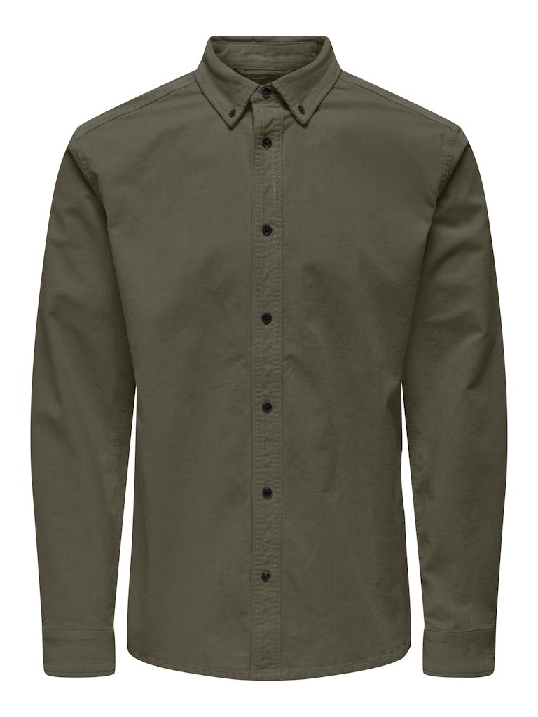 Only&Sons Michael - Langærmet stretch skjorte i regular fit - HUSET Men & Women (9313143816539)