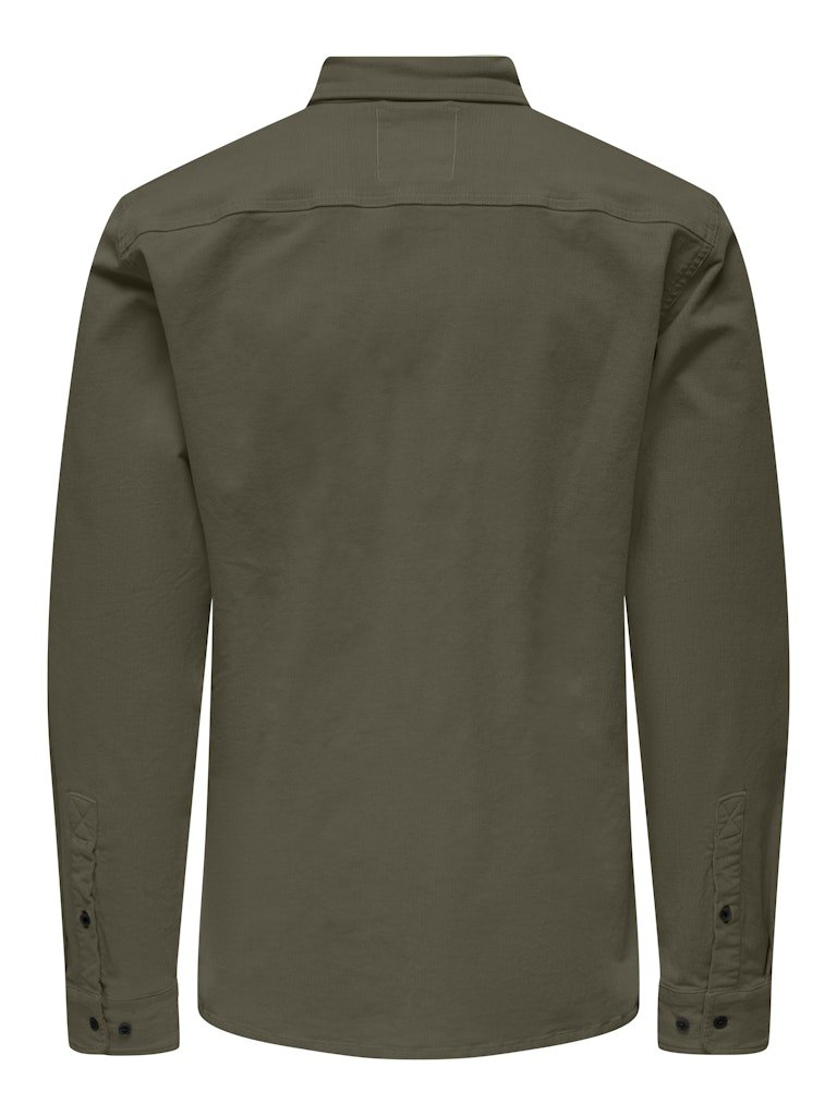 Only&Sons Michael - Langærmet stretch skjorte i regular fit - HUSET Men & Women (9313143816539)