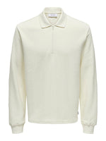 Only&Sons Trevor - Langærmet polo i regular fit - HUSET Men & Women (9456226304347)