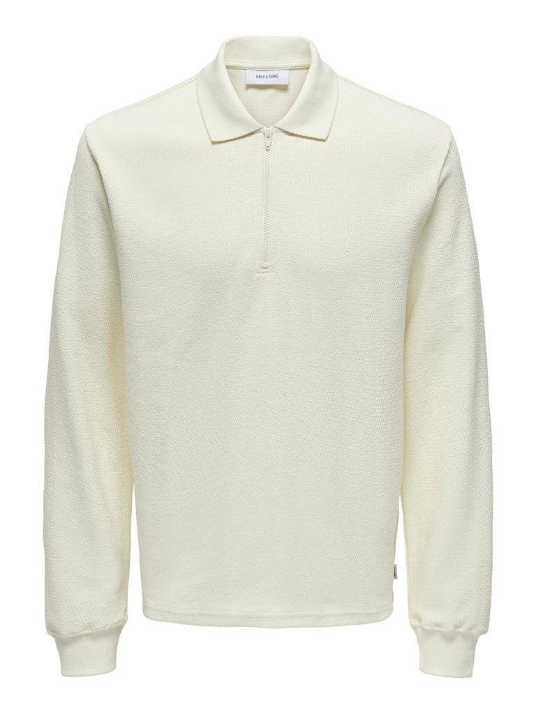 Only&Sons Trevor - Langærmet polo i regular fit - HUSET Men & Women (9456226304347)