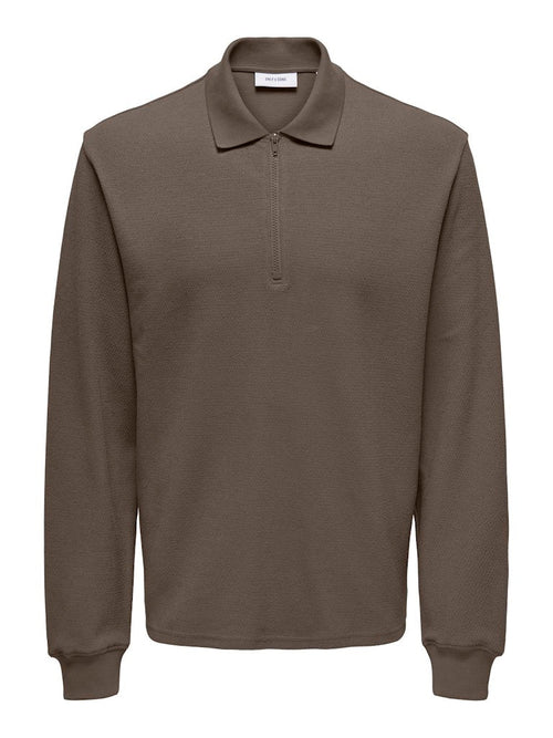 Only&Sons Trevor - Langærmet polo i regular fit - HUSET Men & Women (9456226304347)