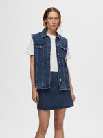 Selected Femme Clair - Denim vest - HUSET Men & Women (9278057611611)