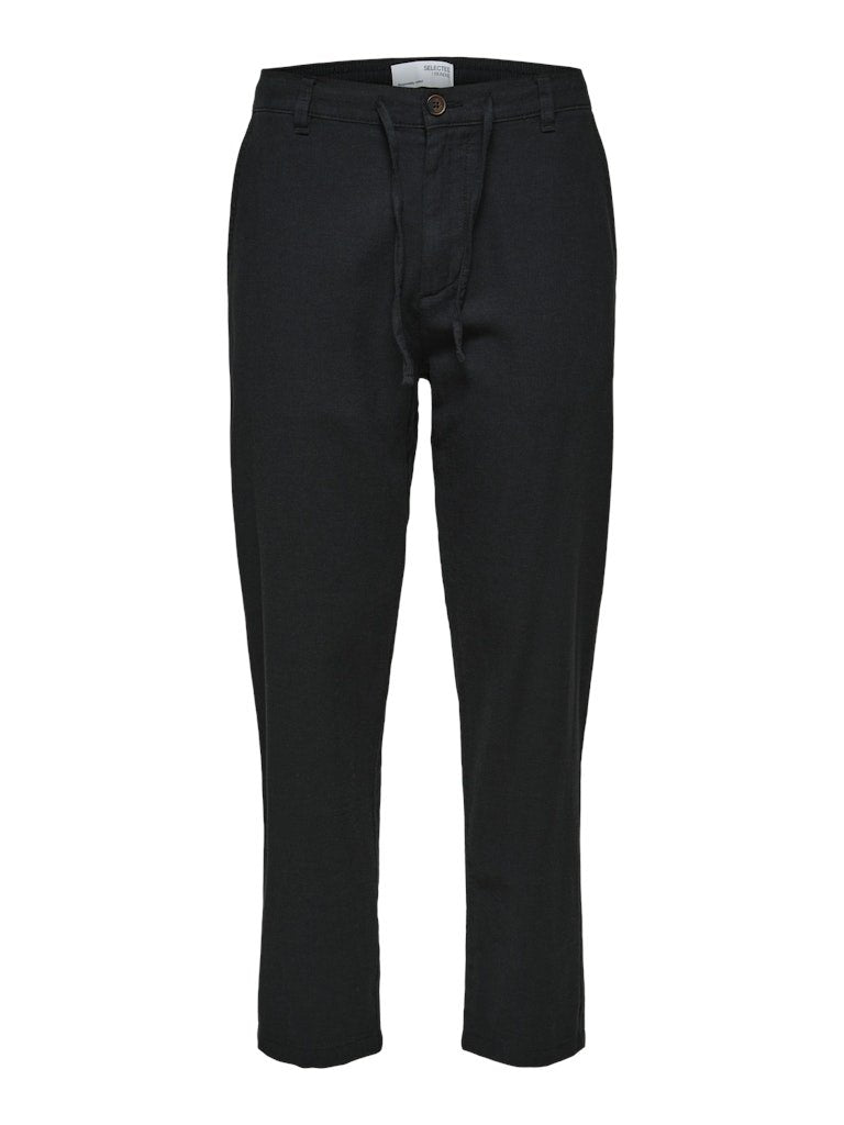 Selected Homme Brody 172 - Slim tapered hørmix bukser - HUSET Men & Women (9700092248411)