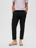 Selected Homme Brody 172 - Slim tapered hørmix bukser - HUSET Men & Women (9700092248411)