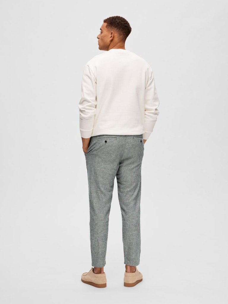 Selected Homme Brody 172 - Slim tapered hørmix bukser - HUSET Men & Women (9700092248411)