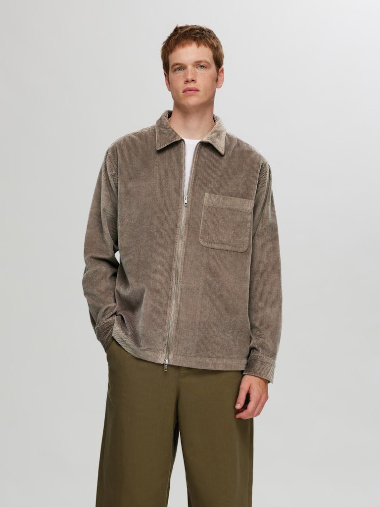 Selected Homme Jake - Fløjl overshirt - HUSET Men & Women (9383549534555)