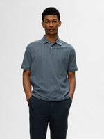 Selected Homme Jett - Jacquard polo - HUSET Men & Women (9155765174619)