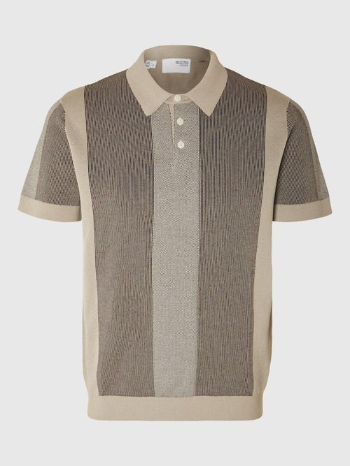 Selected Homme Mattis - Kortærmet strikket polo - HUSET Men & Women (9456253895003)