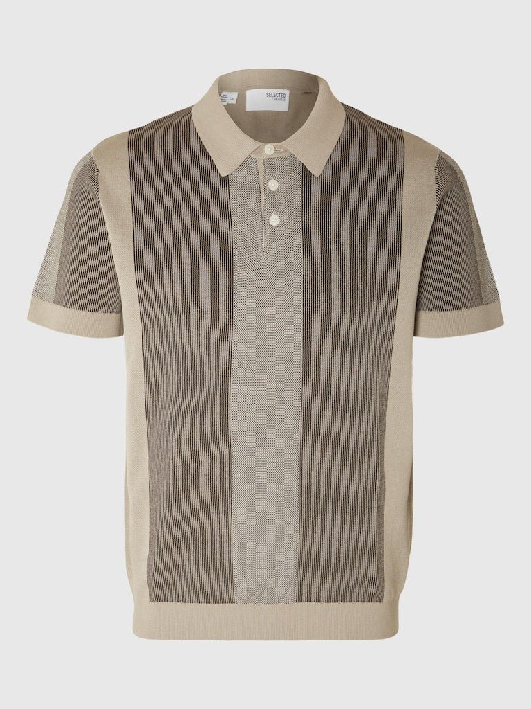 Selected Homme Mattis - Kortærmet strikket polo - HUSET Men & Women (9456253895003)