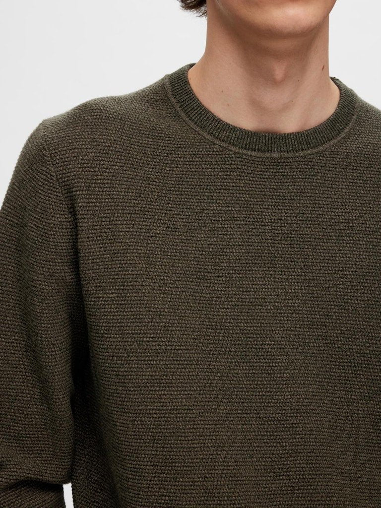 Selected Homme Ross - Strikket pullover med struktur - HUSET Men & Women (9312850936155)