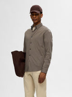 Selected Homme Slim - Jersey skjorte i slim fit - HUSET Men & Women (9245868491099)