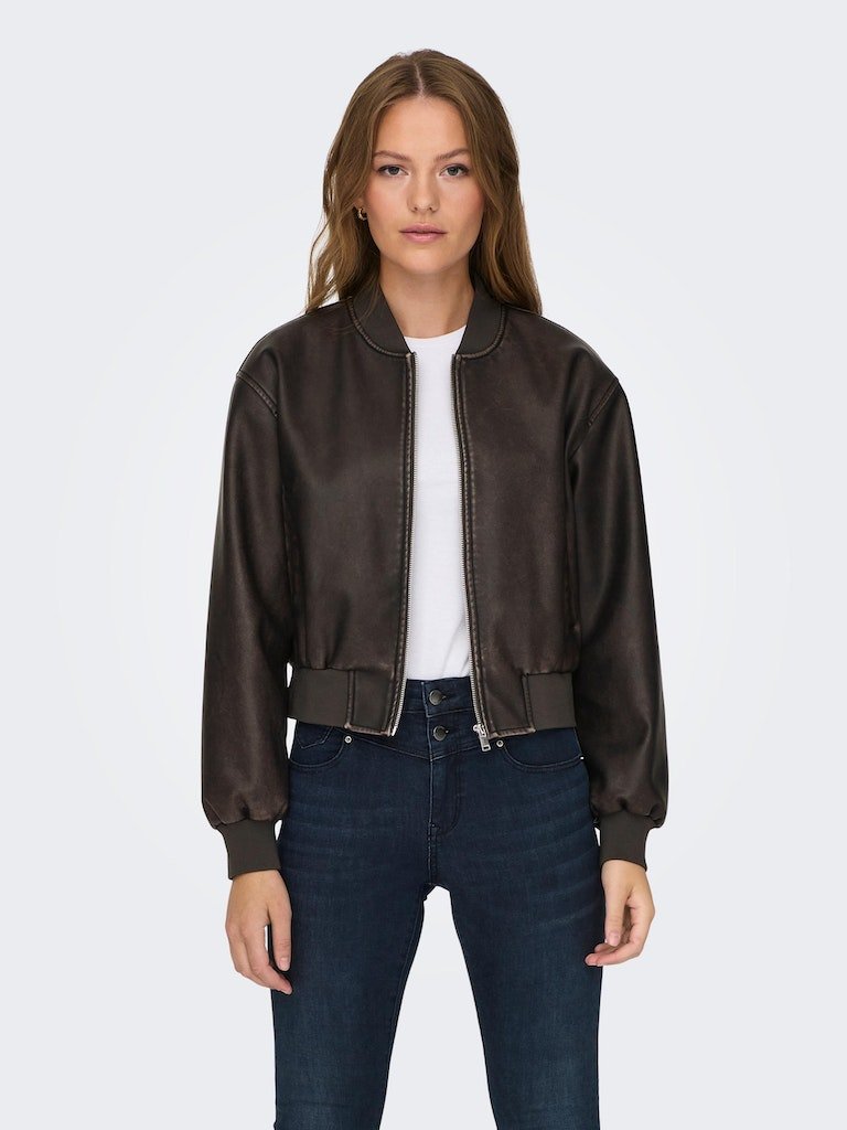 Only Jane - Faux leather bomber - HUSET Men & Women (8639119720795)