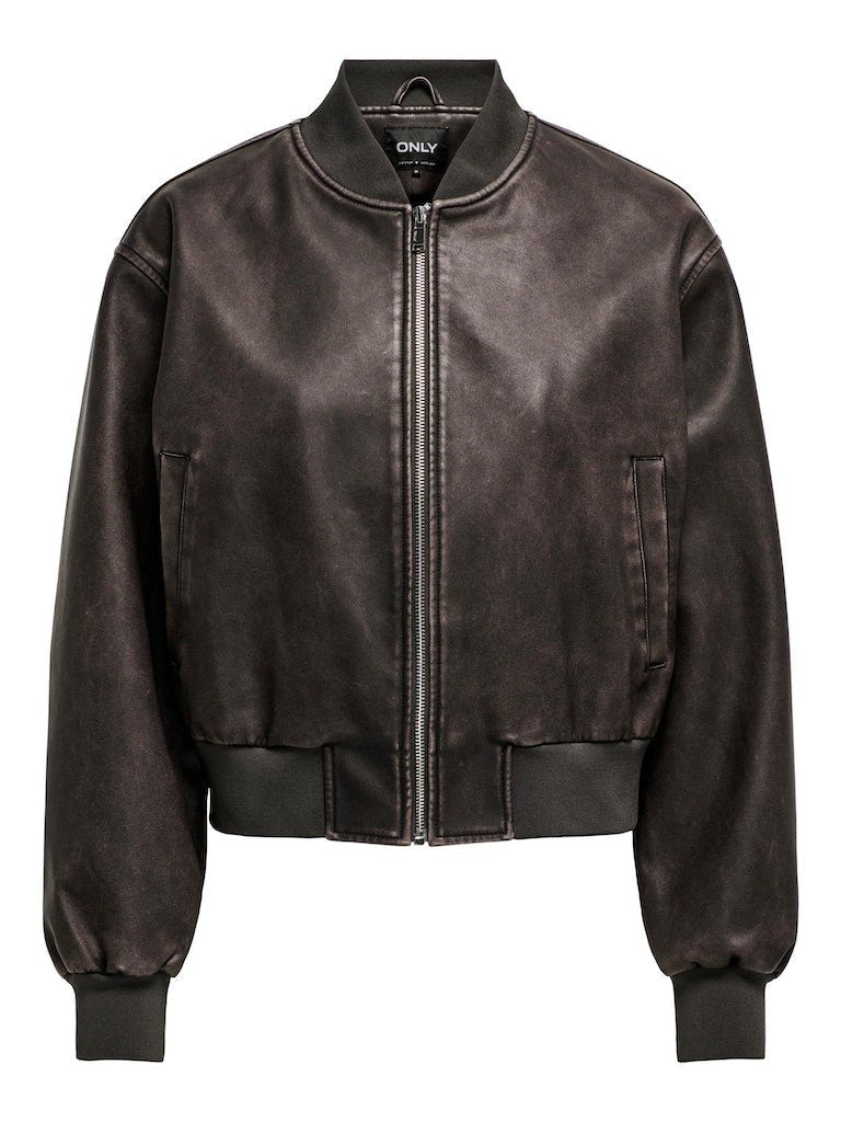 Only Jane - Faux leather bomber - HUSET Men & Women (8639119720795)