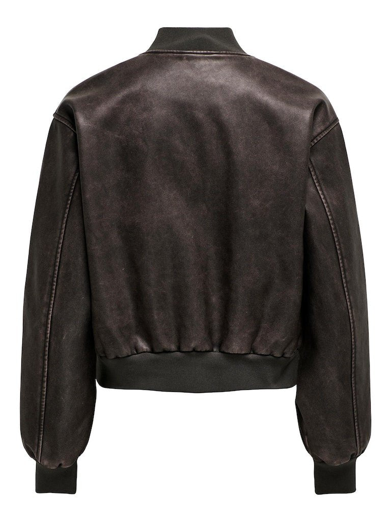 Only Jane - Faux leather bomber - HUSET Men & Women (8639119720795)