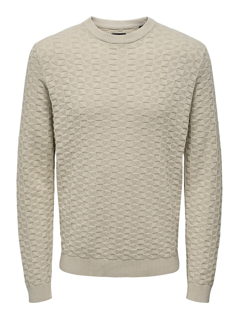 Only & Sons Kalle - Struktur strik pullover - HUSET Men & Women (8446550311259)