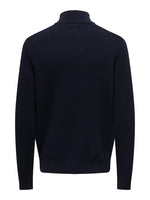 Only & Sons Phil - Halfzip strik med høj hals - HUSET Men & Women (8492944294235)