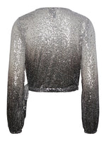 Pieces Delphia - Glitter wrap top - HUSET Men & Women (8506828095835)