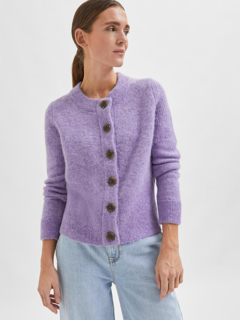 Selected Femme Sia - Strikket uld cardigan - HUSET Men & Women (7492525490428)