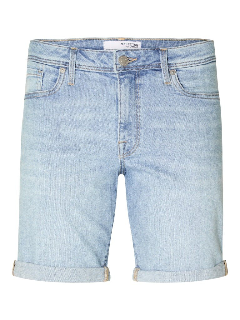 Selected Homme Alex - Slimfit denim shorts - HUSET Men & Women (8785723916635)