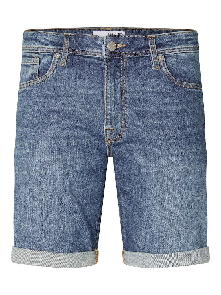 Selected Homme Alex - Slimfit denim shorts - HUSET Men & Women (8785723949403)