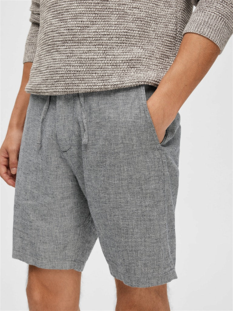 Selected Homme Brody - Hørmix regular fit shorts - HUSET Men & Women (8810399596891)