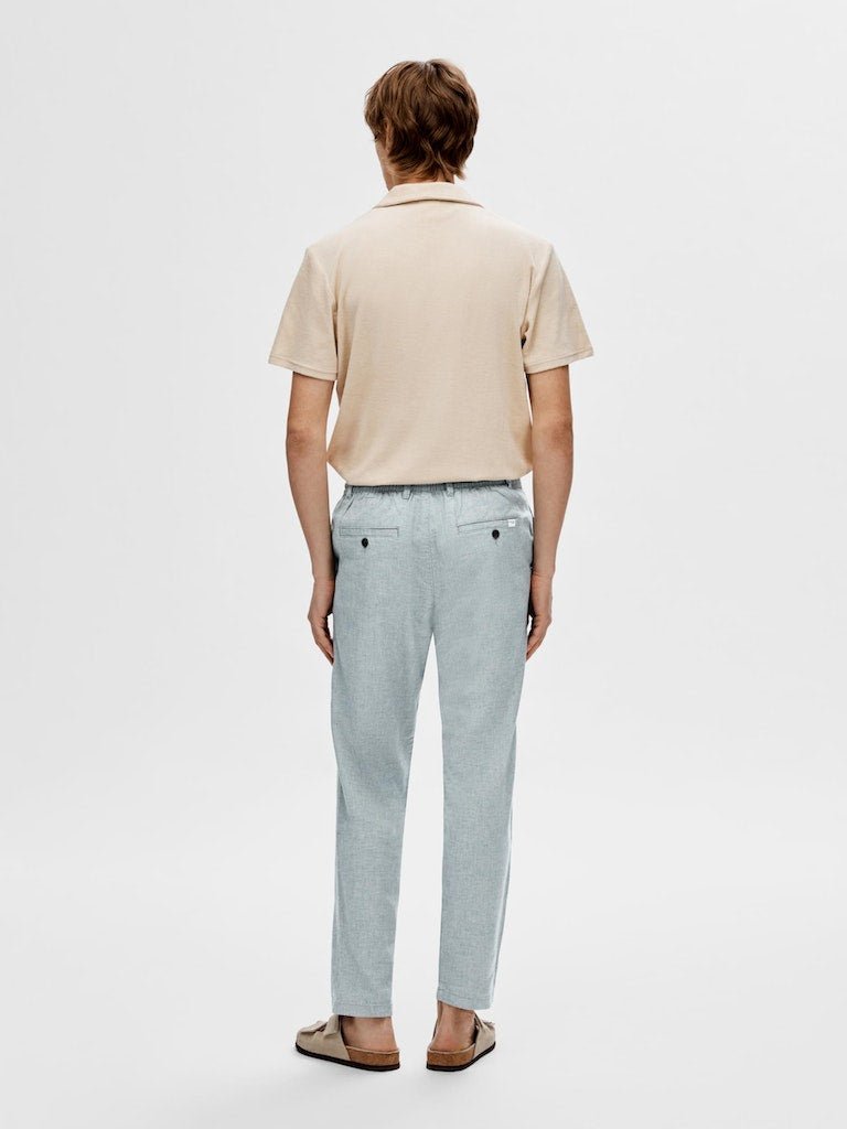 Selected Homme Brody - Hørmix slim tapered fit chinos - HUSET Men & Women (8748283658587)