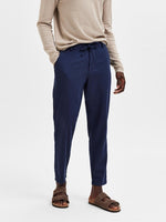 Selected Homme Brody - Hørmix slim tapered fit chinos - HUSET Men & Women (8748283658587)