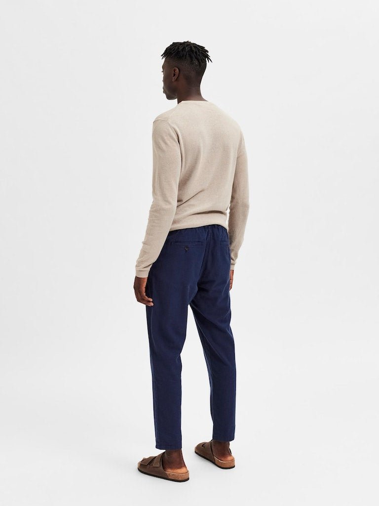 Selected Homme Brody - Hørmix slim tapered fit chinos - HUSET Men & Women (8748283658587)