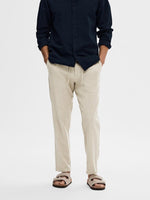 Selected Homme Brody - Hørmix slim tapered fit chinos - HUSET Men & Women (8748283658587)