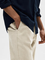 Selected Homme Brody - Hørmix slim tapered fit chinos - HUSET Men & Women (8748283658587)