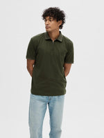 Selected Homme Fave - Polo med lynlås i regular fit - HUSET Men & Women (8748364267867)