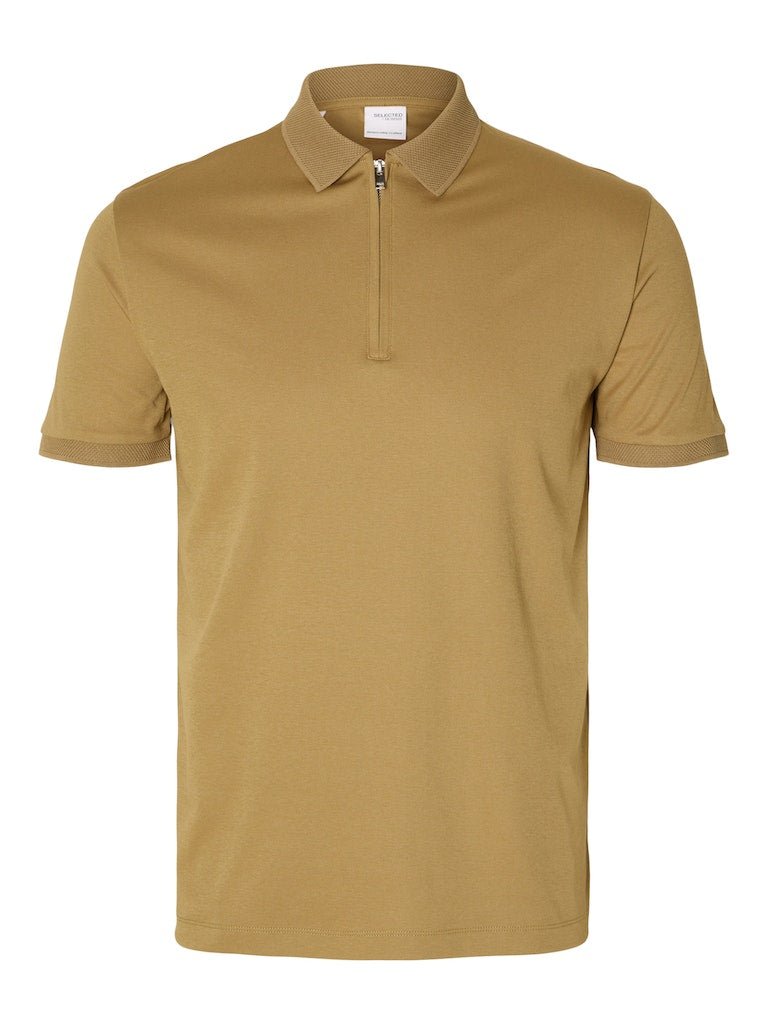 Selected Homme Fave - Polo med lynlås i regular fit - HUSET Men & Women (8748364267867)