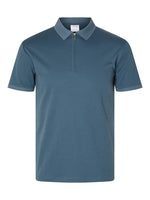 Selected Homme Fave - Polo med lynlås i regular fit - HUSET Men & Women (8748364267867)