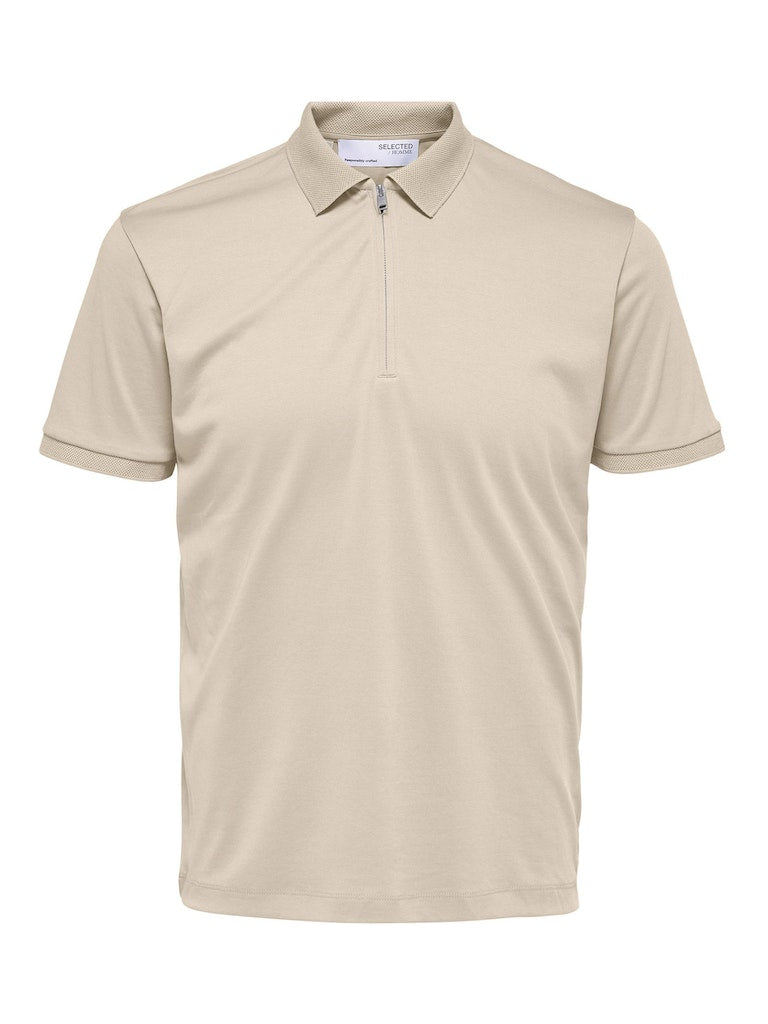 Selected Homme Fave - Polo med lynlås i regular fit - HUSET Men & Women (8512501449051)