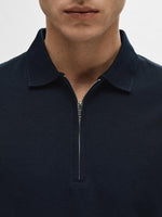 Selected Homme Fave - Polo med lynlås i regular fit - HUSET Men & Women (8512501383515)