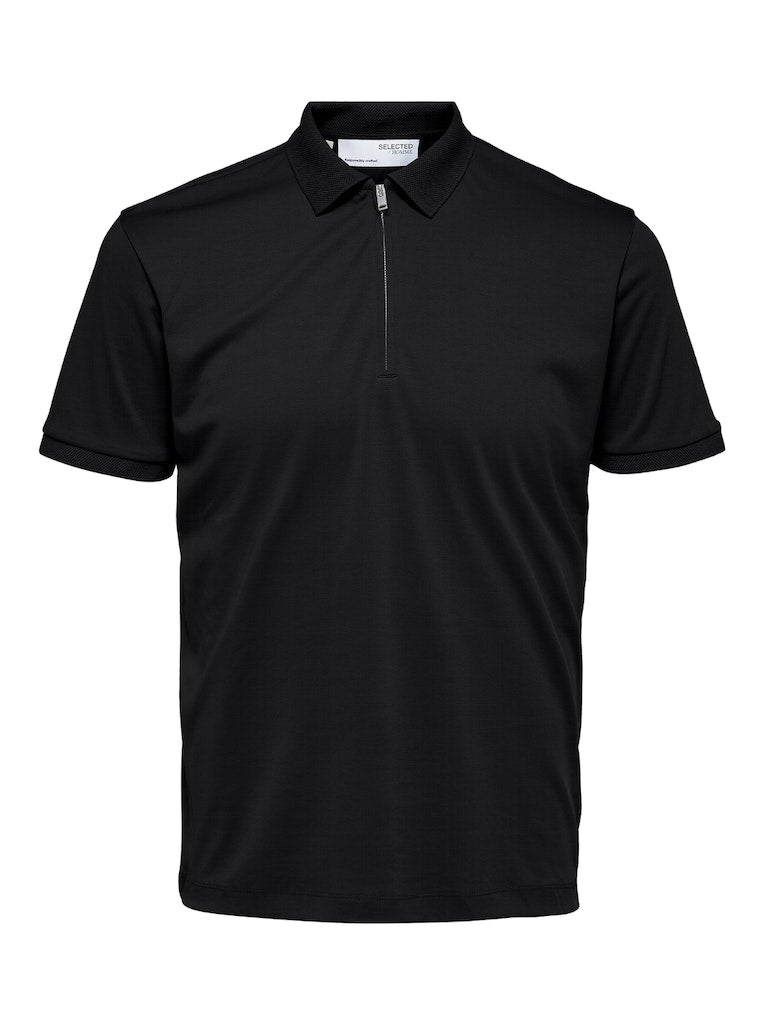 Selected Homme Fave - Polo med lynlås i regular fit - HUSET Men & Women (8512501383515)