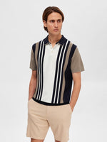 Selected Homme Mattis - Kortærmet strik polo - HUSET Men & Women (8018263015676)