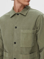 Selected Homme Tony - Fløjls overshirt i loose fit - HUSET Men & Women (8515511877979)