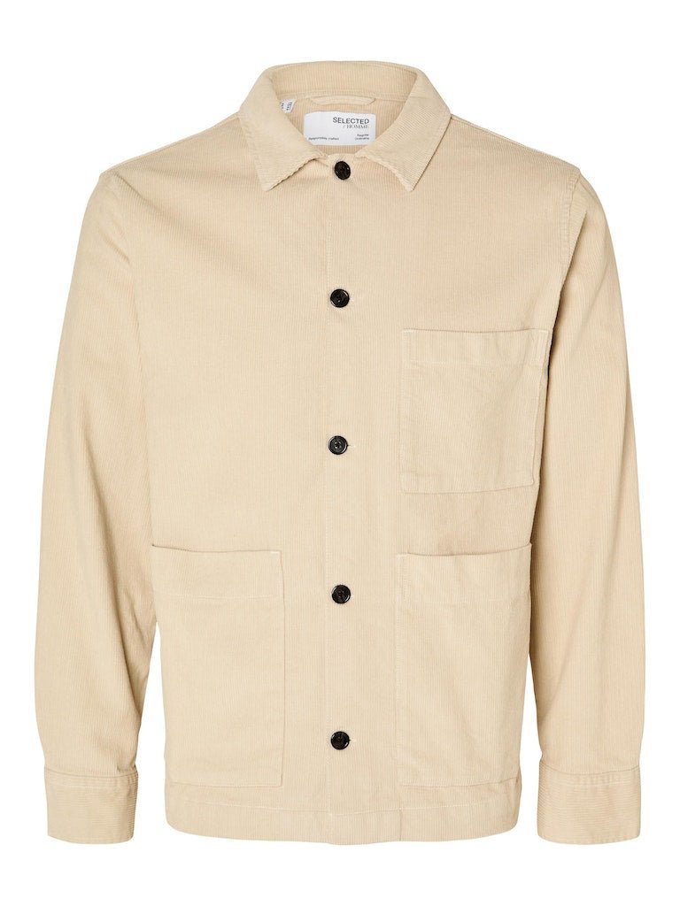 Selected HommeTony - Fløjls overshirt i loose fit - HUSET Men & Women (8515511877979)